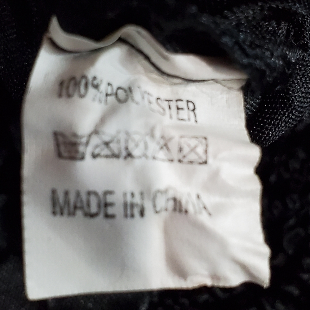 Black Stretchy Textured Short Sleeve Top Size OSFM - Picture 7 of 7